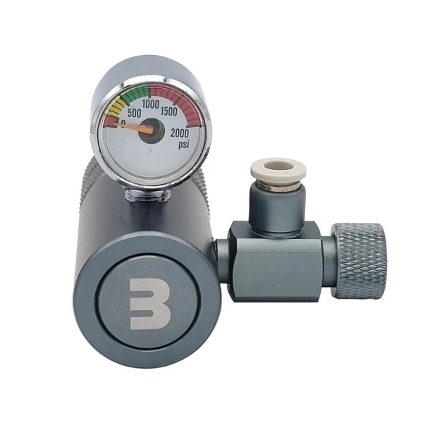 Blau CO2 BASIC regulator - Co2 Manometer til vandret udtag